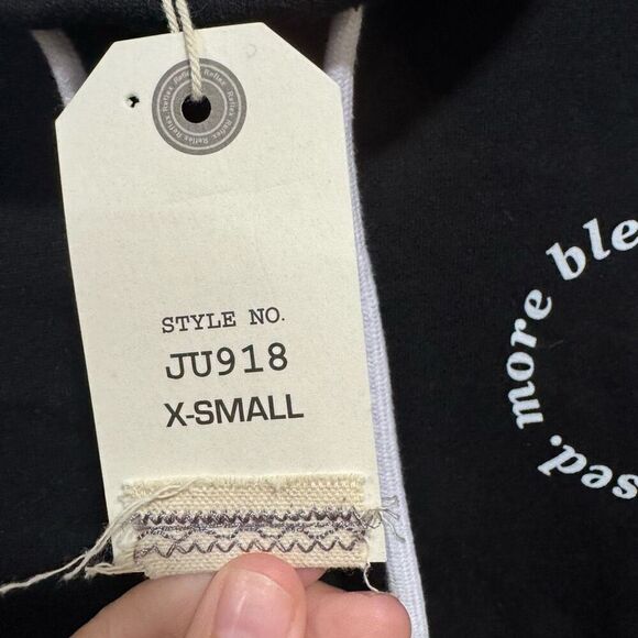 Nwts Reflex Life Is Out There  Sweatshirt Size Extra Small Black Womens More Ble - Picture 6 of 7